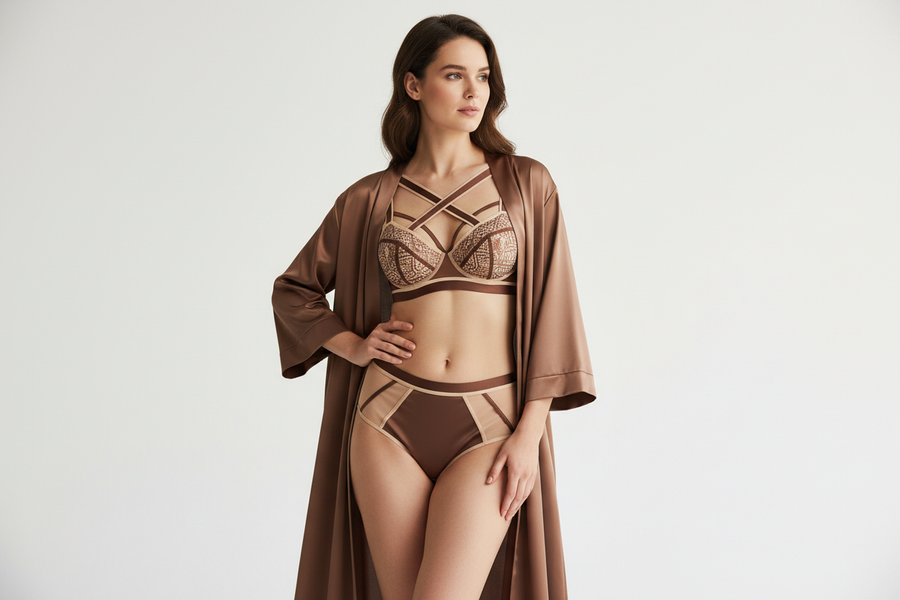What colors and fabrics are trending in lingerie right now?