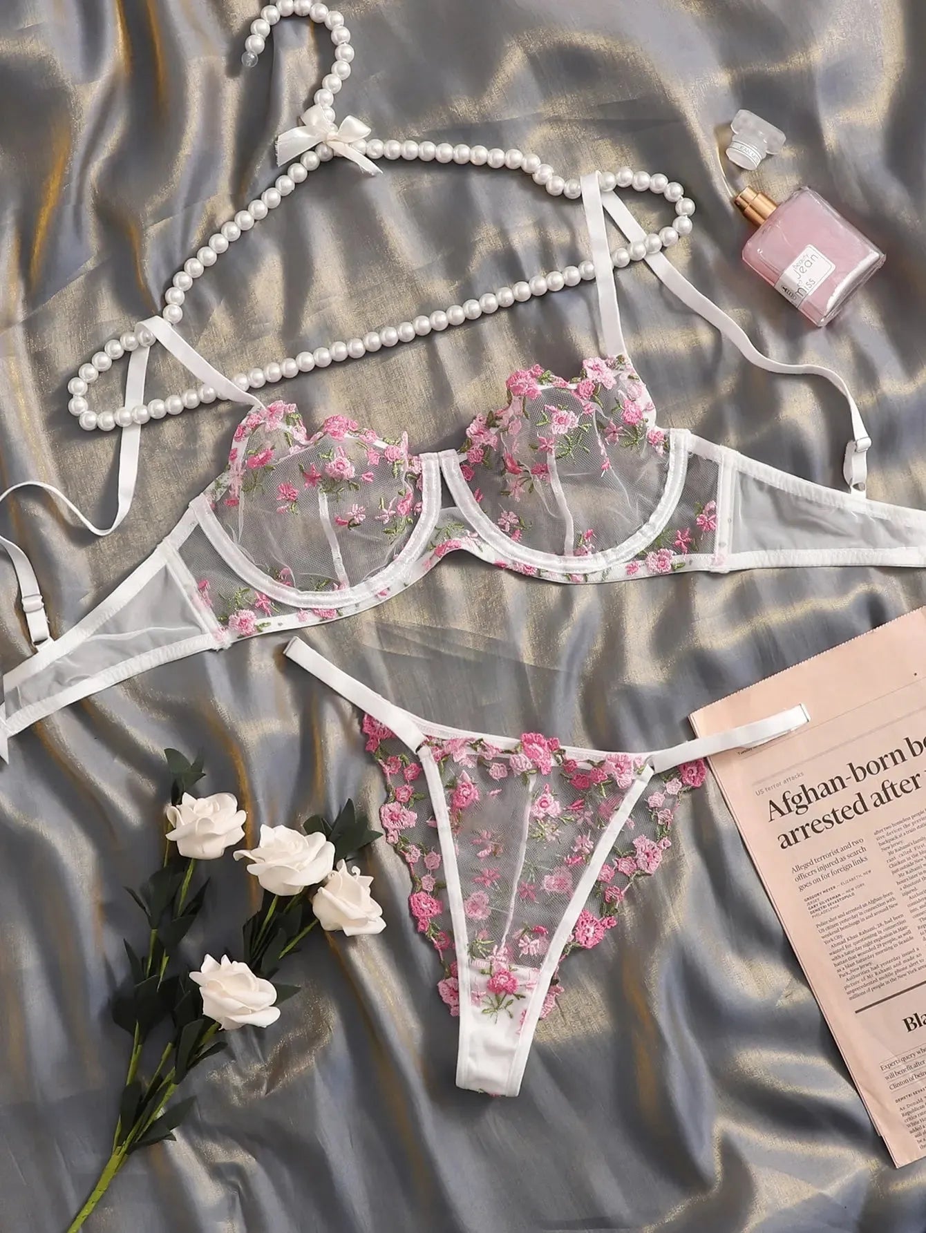 Juliet | Floral Lingerie set