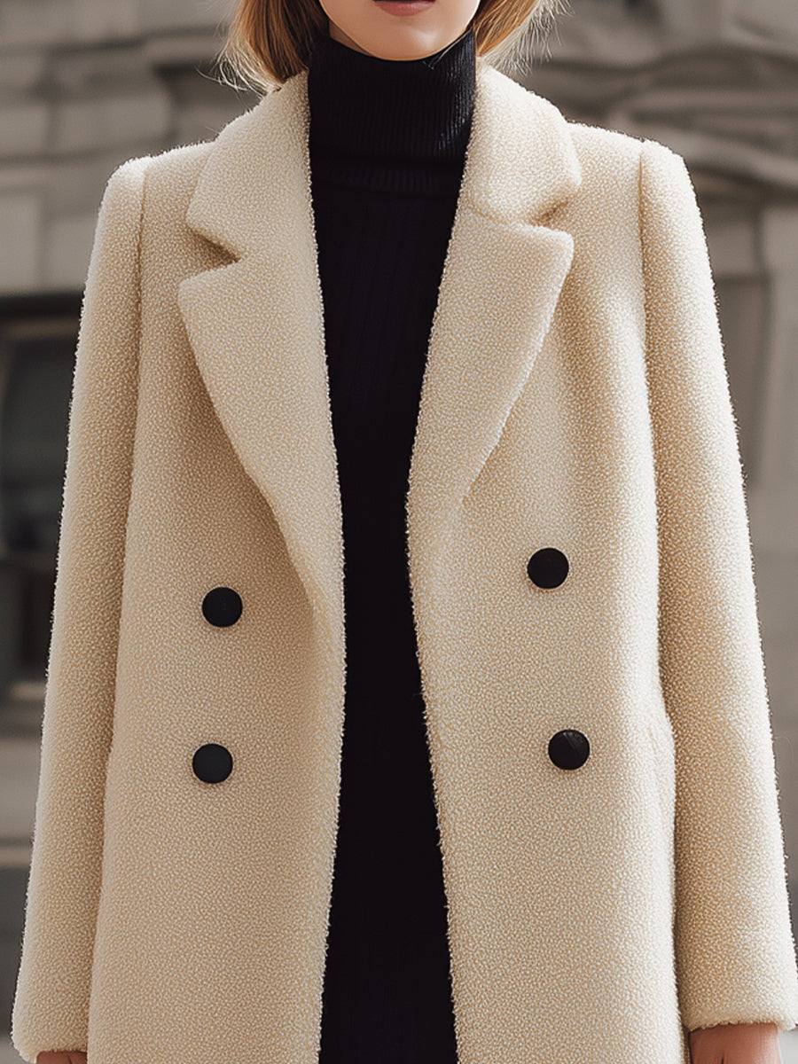 Elena | Textured Wool Coat