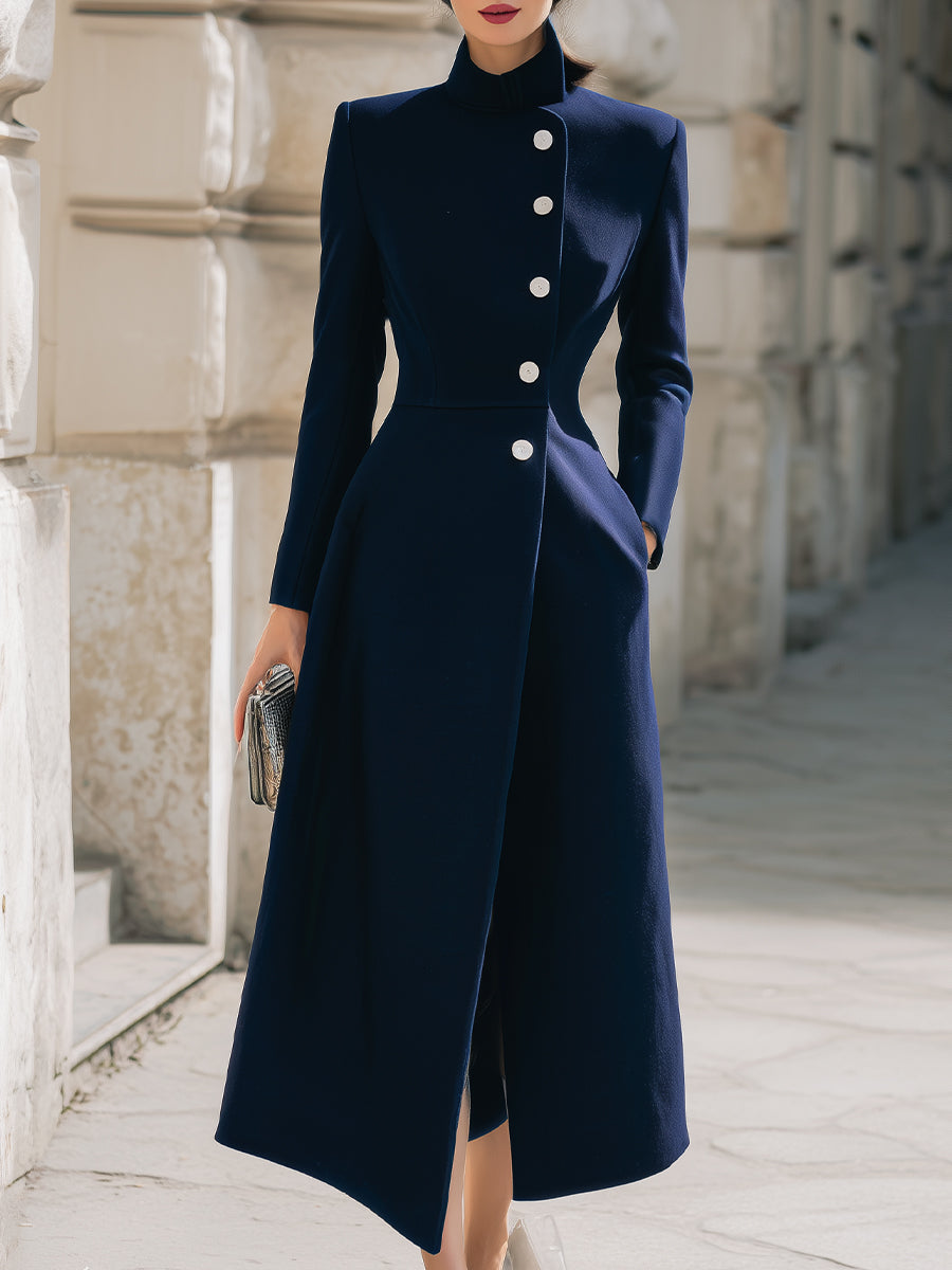 Elena | Collar Maxi Coat