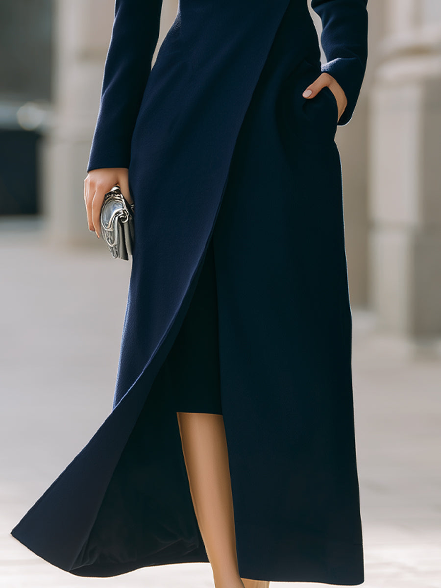 Sophia | Single-Button Maxi Coat