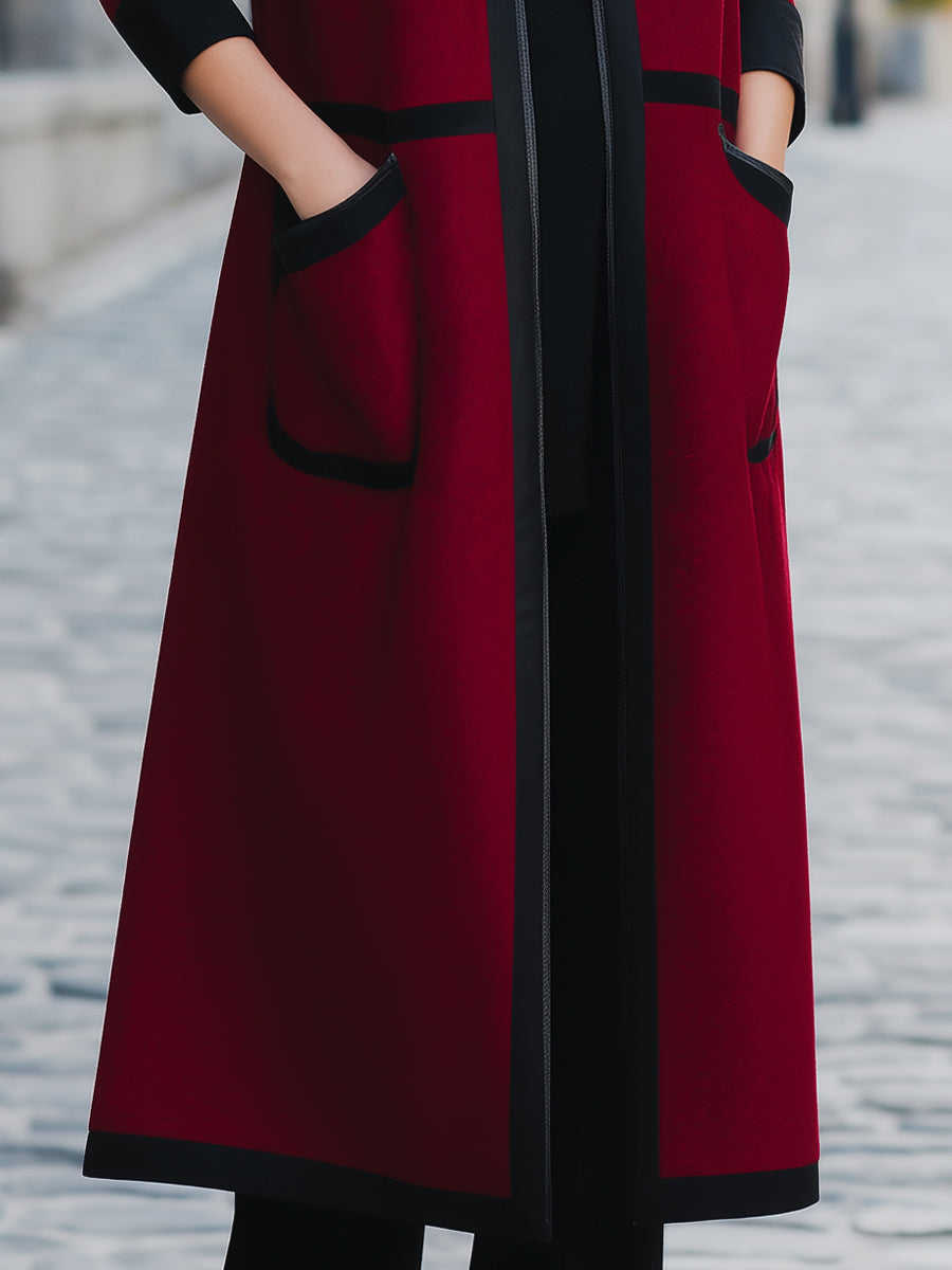 Elena | Functional Pockets Wool Coat