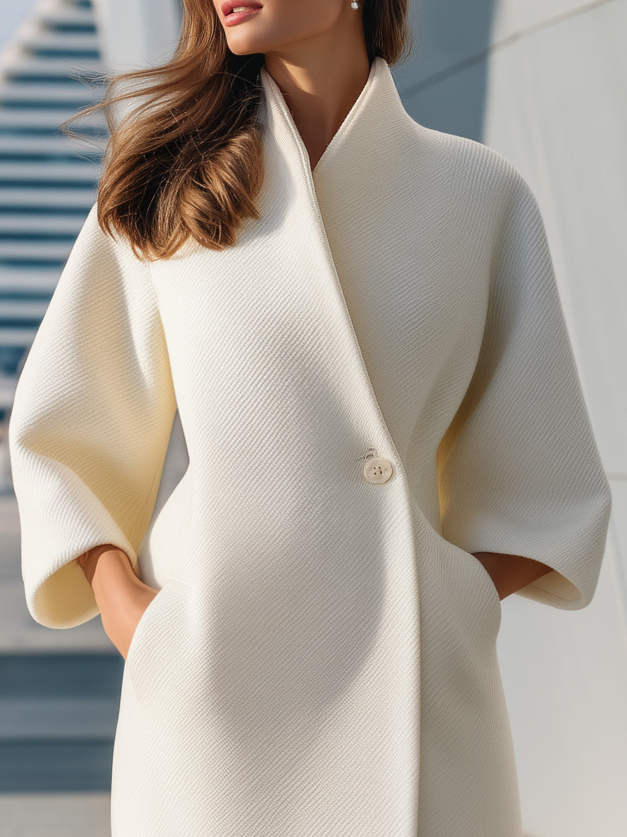 Elena | Oversized Wool-Blend Coat