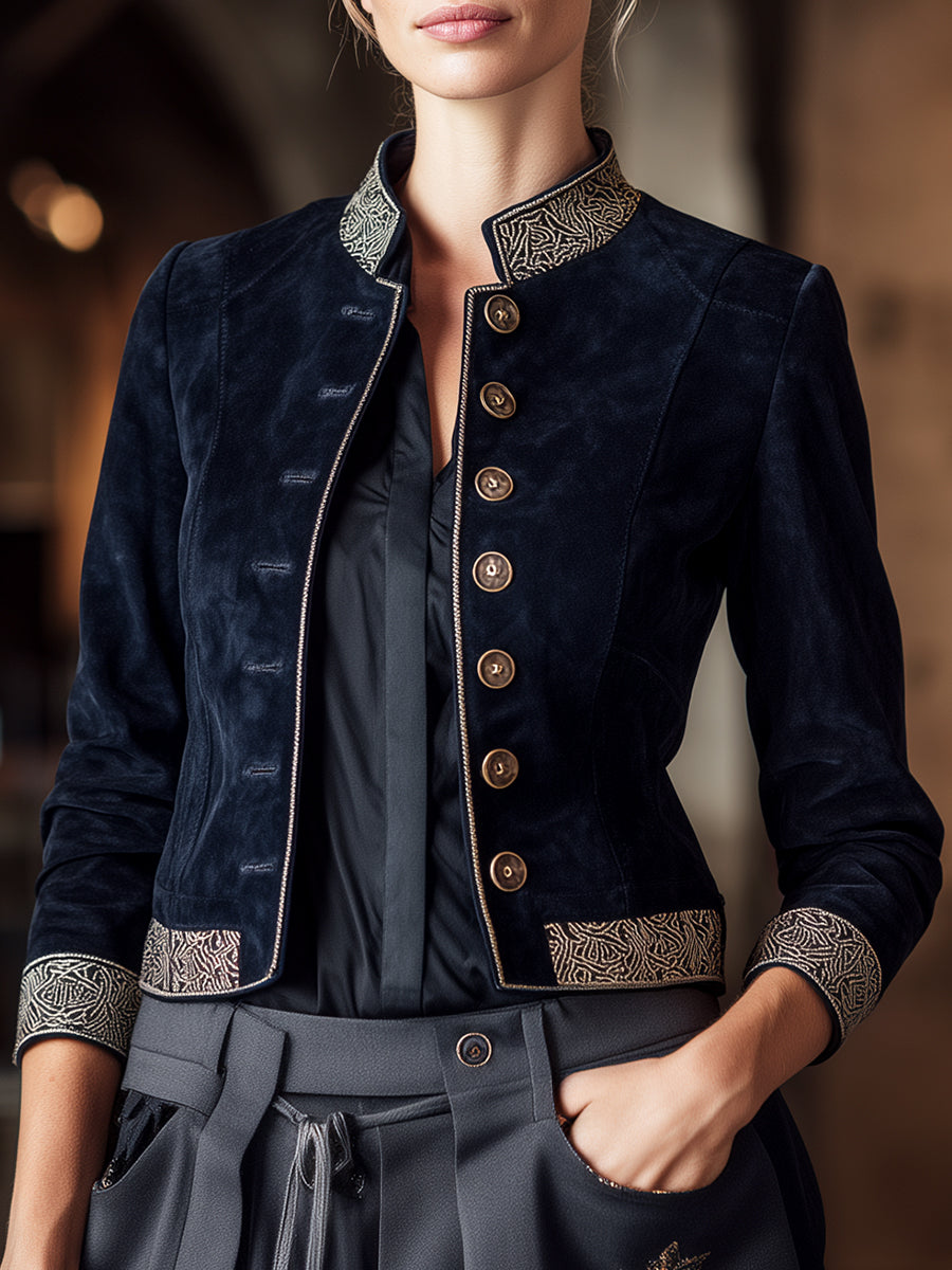 Navy | Military-Inspired Jacket