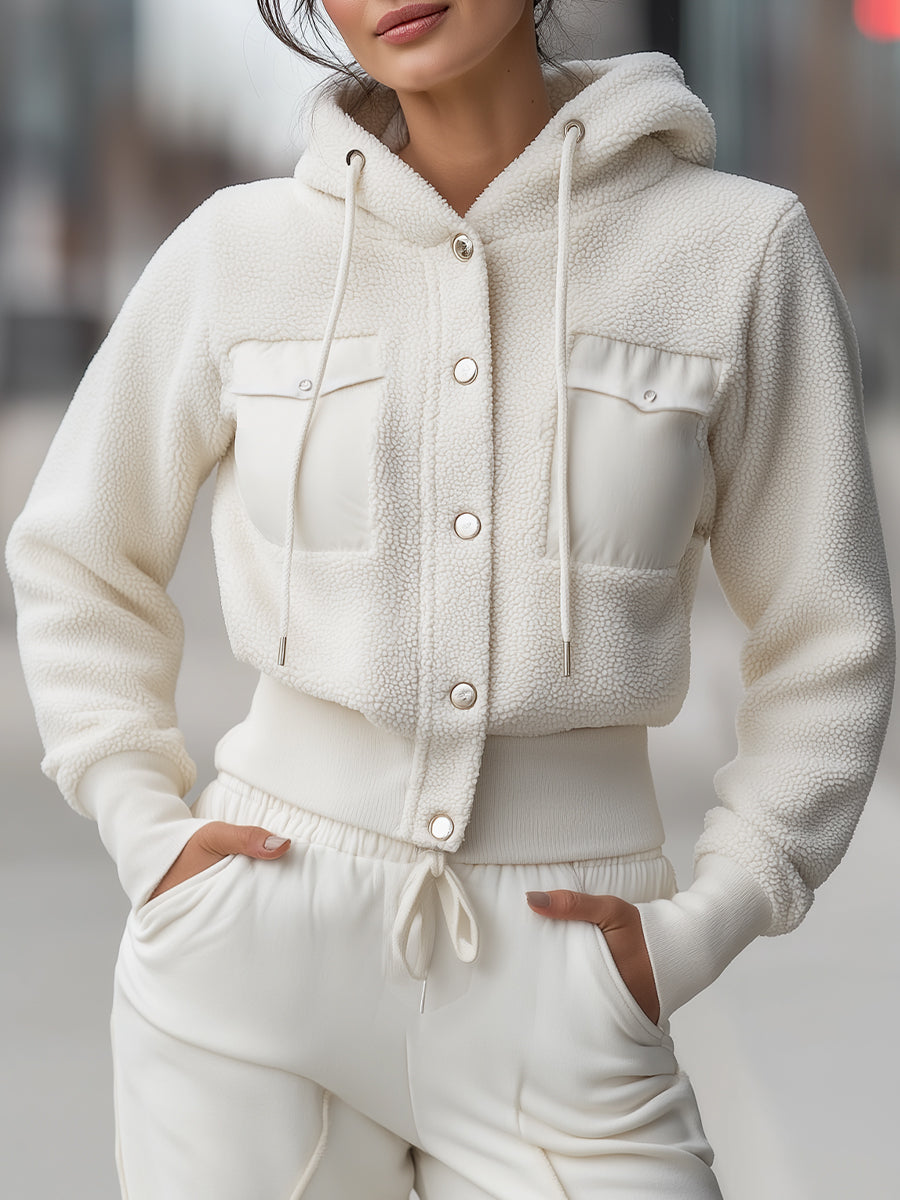 Elena | Cropped Hoodie Jacket