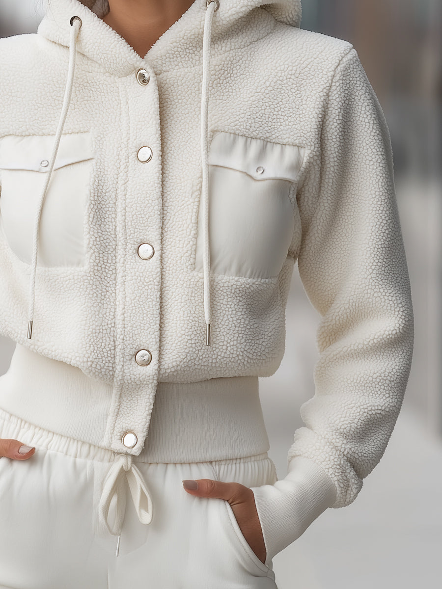 Elena | Cropped Hoodie Jacket