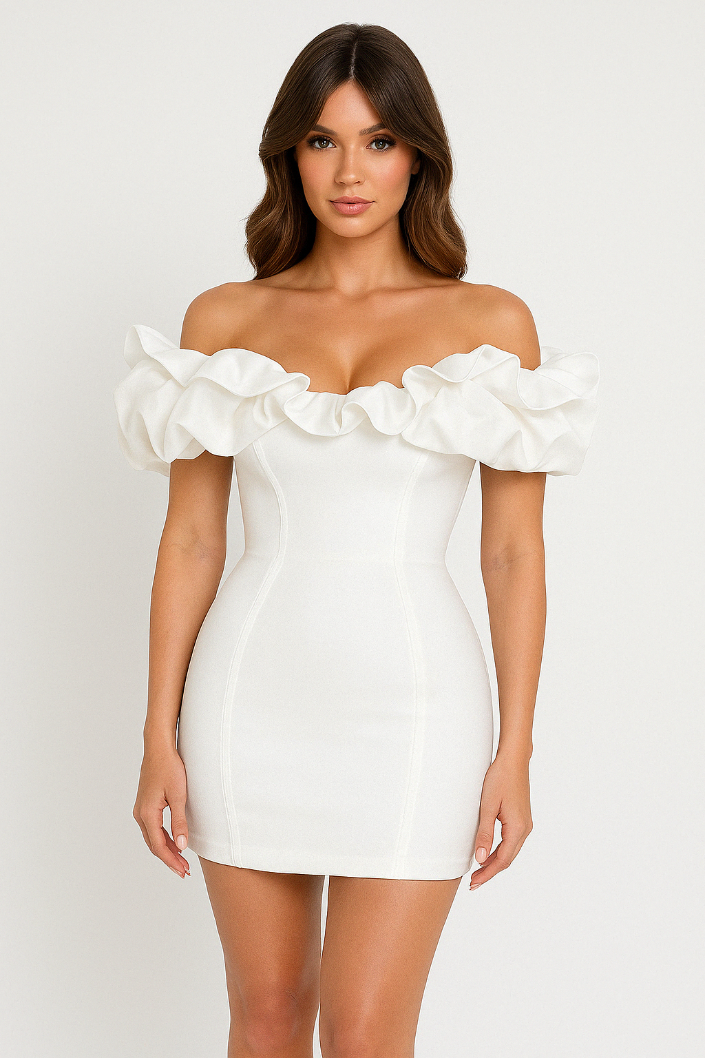 Aurora | Off Shoulder Mini Dress