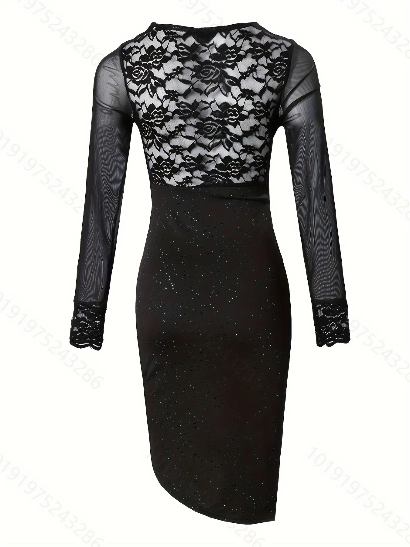 Nova | Lace V-Neck Bodycon Dress Wrap