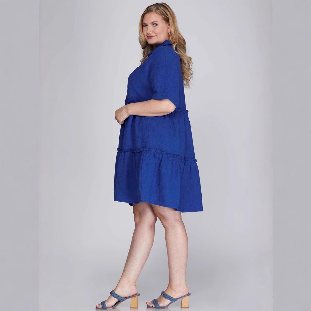 Elara | Cotton Linen Blend Mini Dress