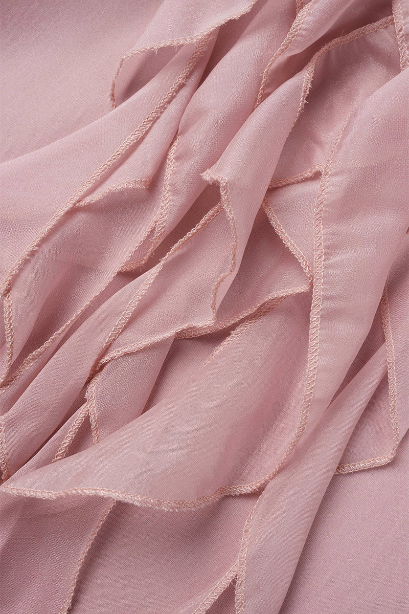 Mira | Knee Length Flowy Dress V-Neck