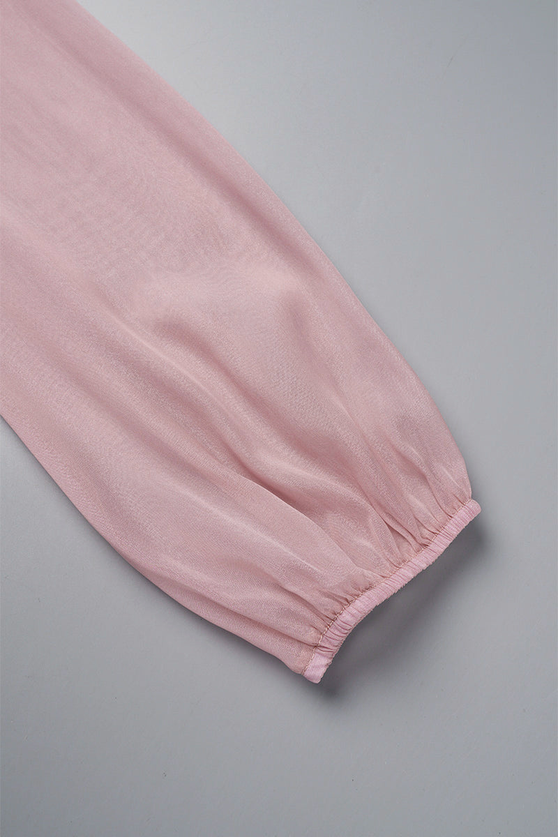 Mira | Knee Length Flowy Dress V-Neck