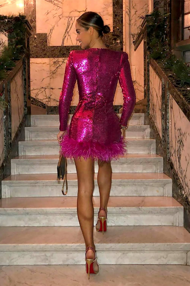 Aurora | Sequin Embellished Mini Dress