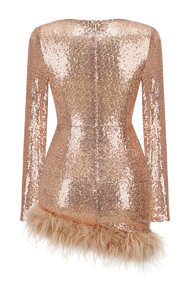 Aurora | Sequin Embellished Mini Dress