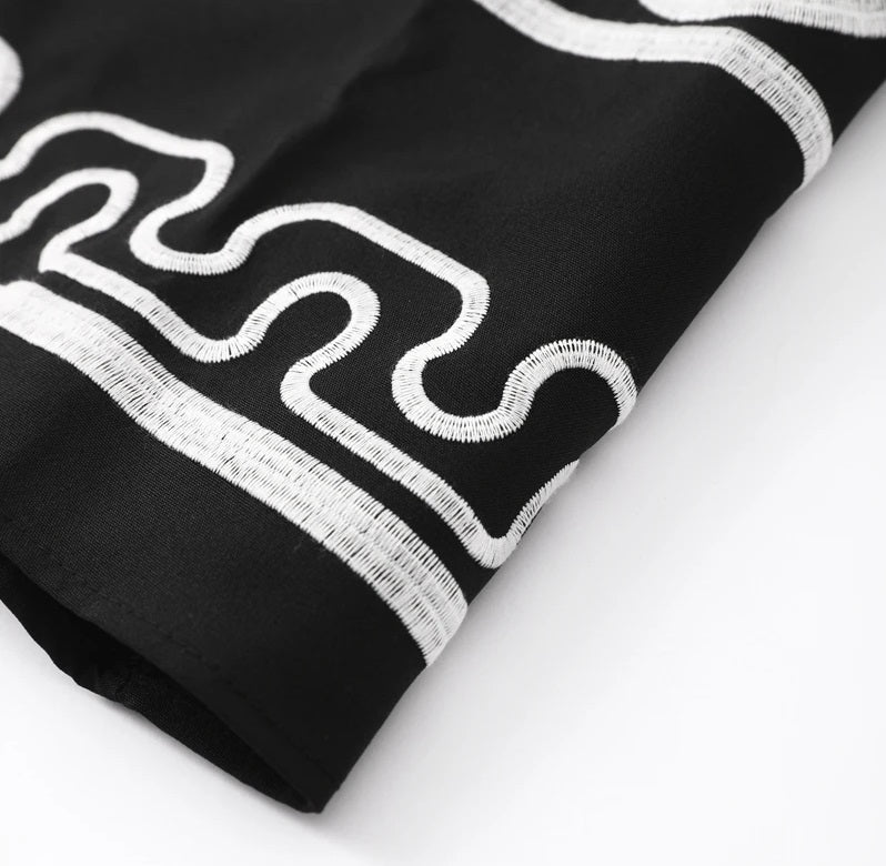 Nova | Loose Fit Dress Geometric Pattern