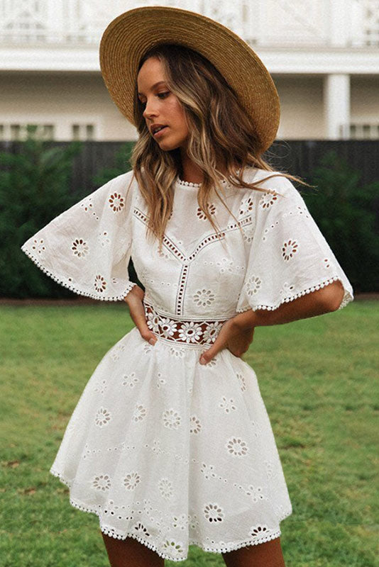 Arabella Celestine | Eyelet Dress