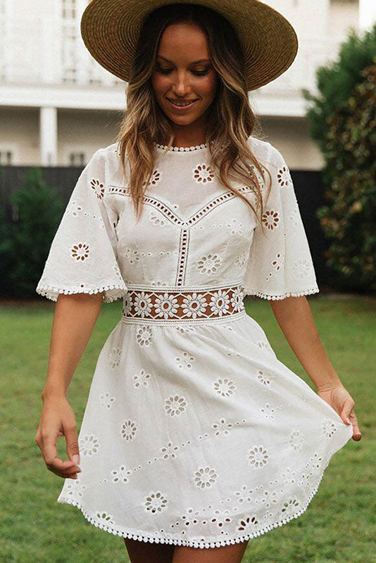 Arabella Celestine | Eyelet Dress