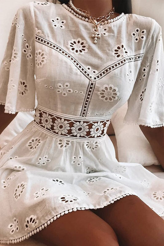 Arabella Celestine | Eyelet Dress