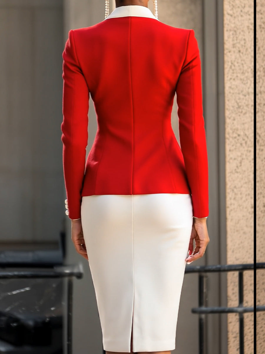 Valentina | Asymmetrical Blazer Suit